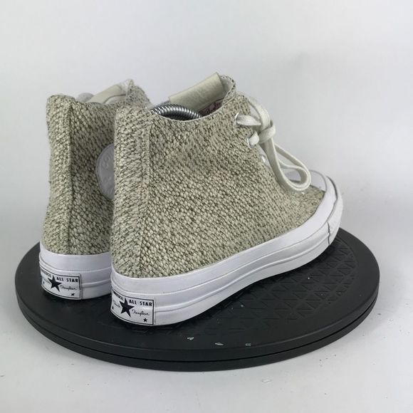 Converse Chuck 70 Vintage Weave High Top Tan/White 156282C Women’s Size 8 - Picture 5 of 12
